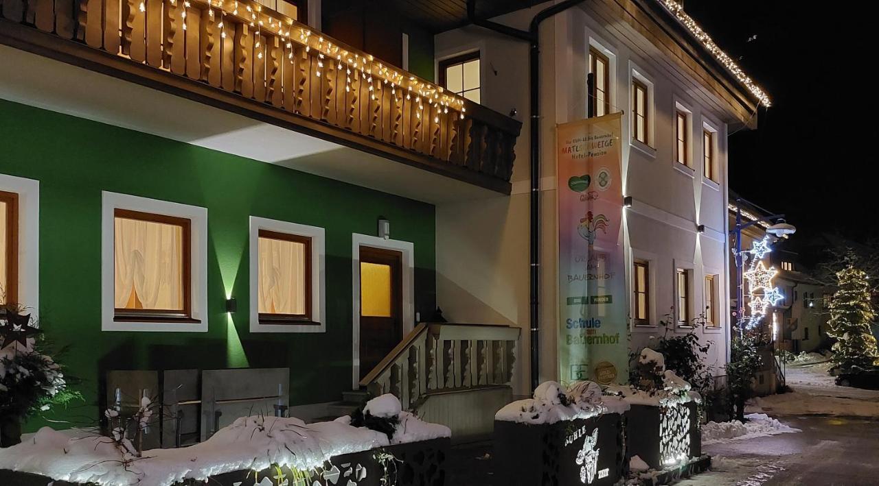 Bio-Bauernhof-Hotel Matlschweiger Lassing (Liezen) Exterior foto